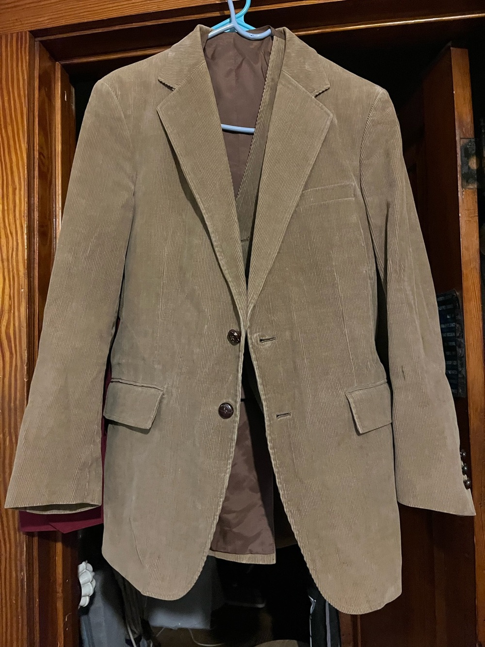 Vintage corduroy blazer and matching Vest size 38.